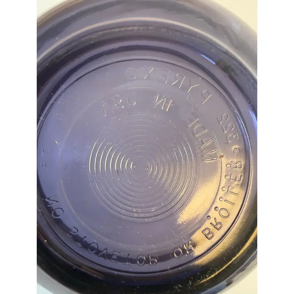 Vintage Pyrex 1-quart Mixing Bowl Discontinued Amethyst Purple Glass